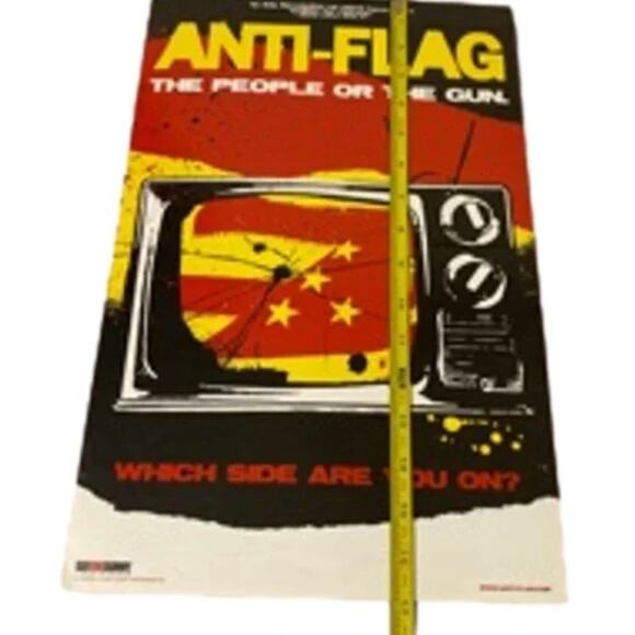 Anti-Flag Poster Music Promo Band Black Red - Picture 2 of 3